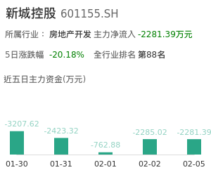 新城控股主力资金流向