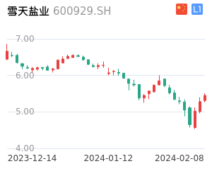 雪天盐业K线分析报告