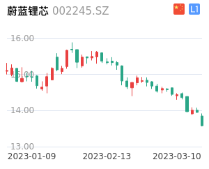 蔚蓝锂芯股票整体分析报告