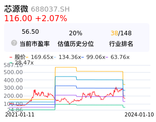 芯源微估值分析